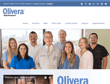 Tablet Screenshot of olivera.com